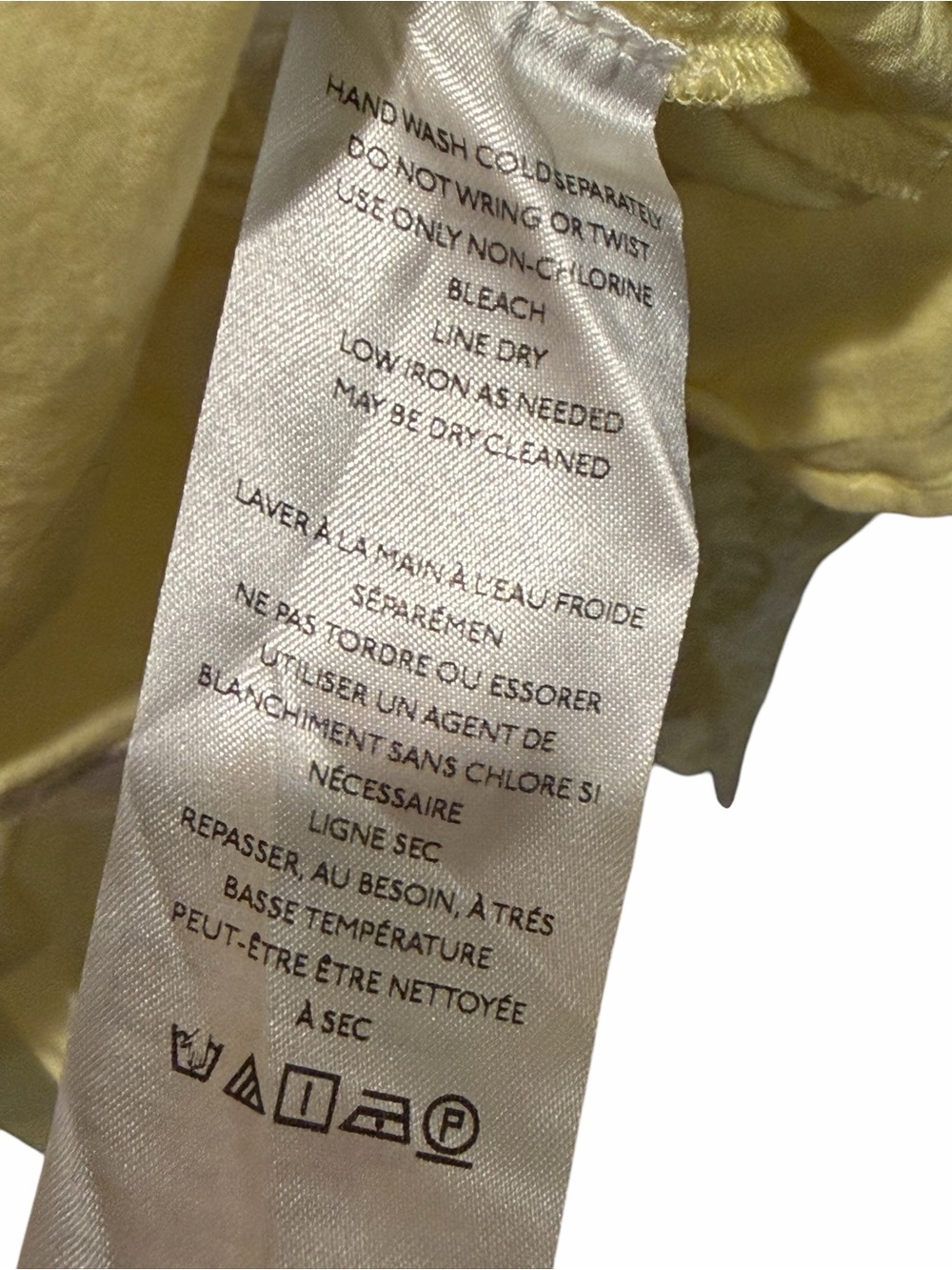 Anthropologie Somerset Yellow Tiered Midi Dress w/Embroidery. Medium NWT - Picture 8 of 9